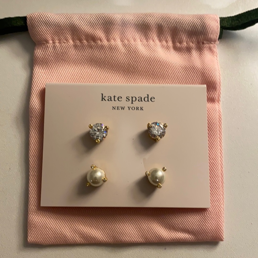 Kate Spade earring studs set.  New with tags
